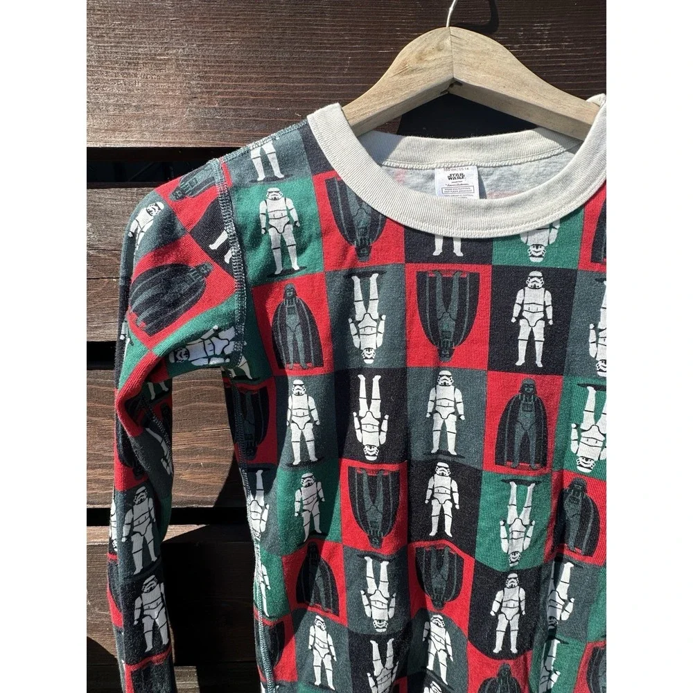 Hanna Andersson Star Wars Pajama PJ Top Stormtrooper Size 160/14 Organic Cotton‎